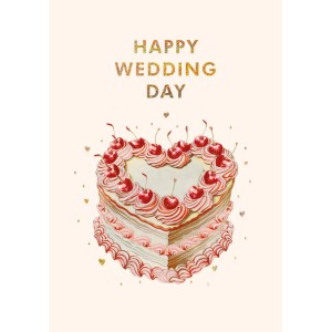 AF306 Gift Card - Wedding Day Cake and Cherries